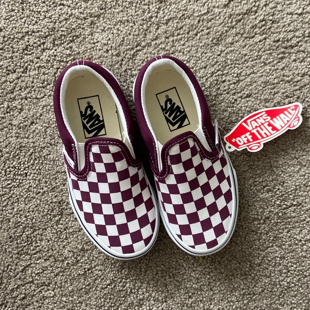 Kids Checkered Vans